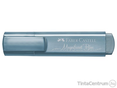 Szövegkiemelő, 1-5mm, FABER-CASTELL "1546", metál kék