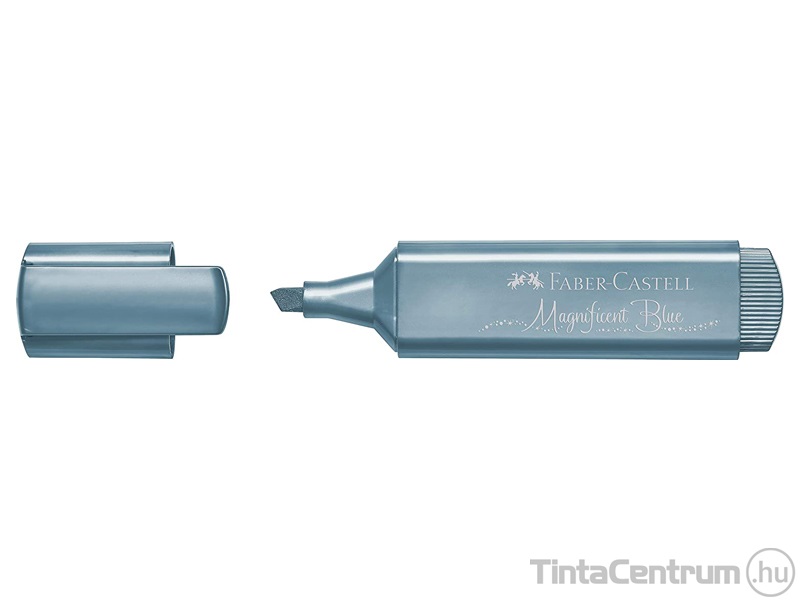 Szövegkiemelő, 1-5mm, FABER-CASTELL "1546", metál kék