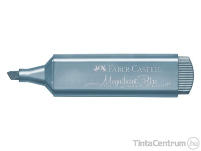 Szövegkiemelő, 1-5mm, FABER-CASTELL "1546", metál kék