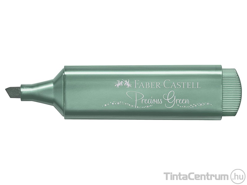 Szövegkiemelő, 1-5mm, FABER-CASTELL "1546", metál zöld