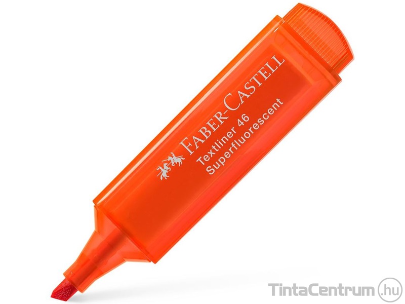 Szövegkiemelő, 1-5mm, FABER-CASTELL "Textliner 46", fluoreszkáló narancs