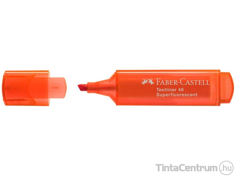 Szövegkiemelő, 1-5mm, FABER-CASTELL "Textliner 46", fluoreszkáló narancs