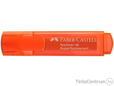 Szövegkiemelő, 1-5mm, FABER-CASTELL "Textliner 46", fluoreszkáló narancs