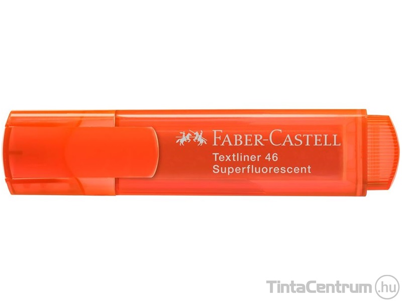 Szövegkiemelő, 1-5mm, FABER-CASTELL "Textliner 46", fluoreszkáló narancs