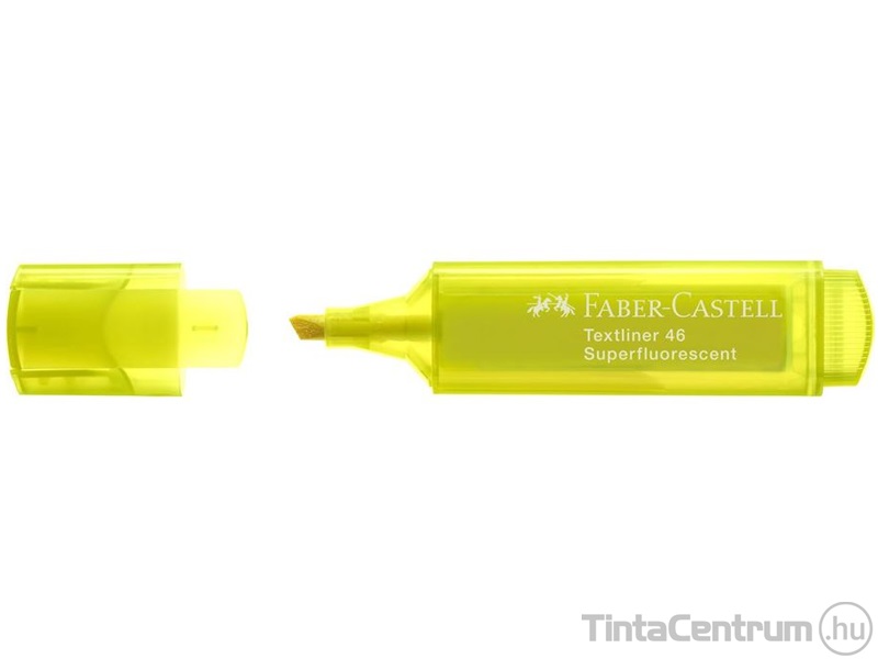 Szövegkiemelő, 1-5mm, FABER-CASTELL "Textliner 46", fluoreszkáló sárga