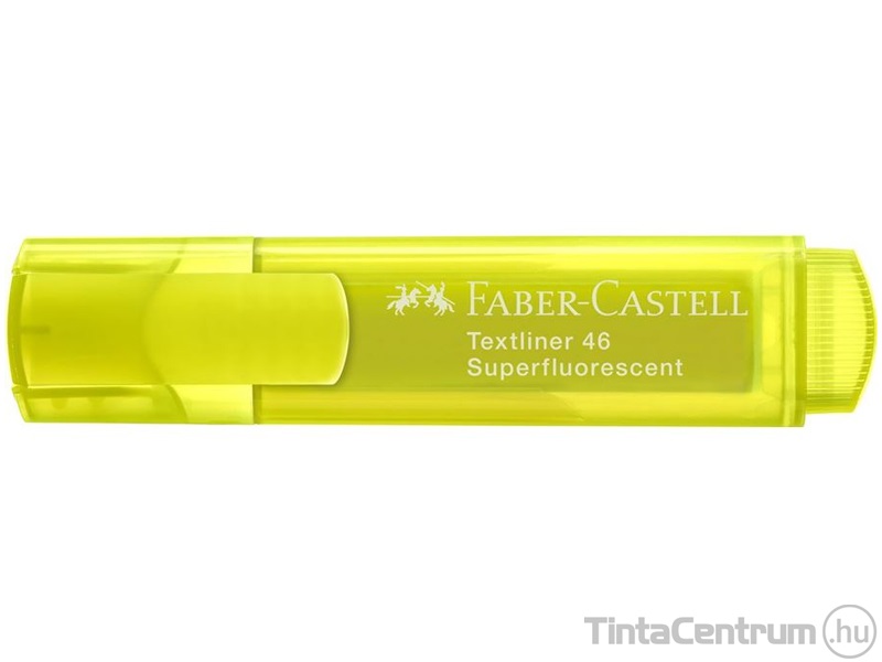 Szövegkiemelő, 1-5mm, FABER-CASTELL "Textliner 46", fluoreszkáló sárga