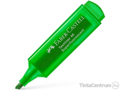 Szövegkiemelő, 1-5mm, FABER-CASTELL "Textliner 46", fluoreszkáló zöld