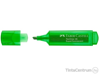 Szövegkiemelő, 1-5mm, FABER-CASTELL "Textliner 46", fluoreszkáló zöld