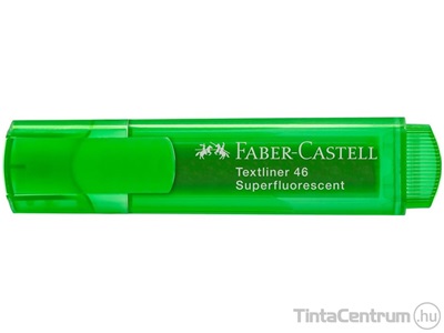 Szövegkiemelő, 1-5mm, FABER-CASTELL "Textliner 46", fluoreszkáló zöld