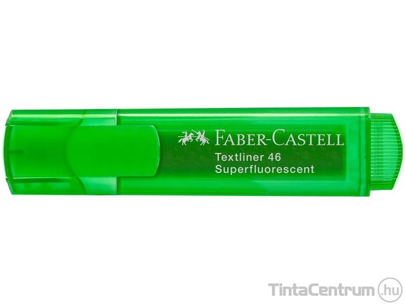 Szövegkiemelő, 1-5mm, FABER-CASTELL "Textliner 46", fluoreszkáló zöld