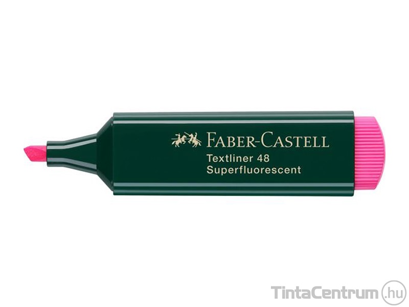 Szövegkiemelő, 1-5mm, FABER-CASTELL "Textliner 48", rózsaszín