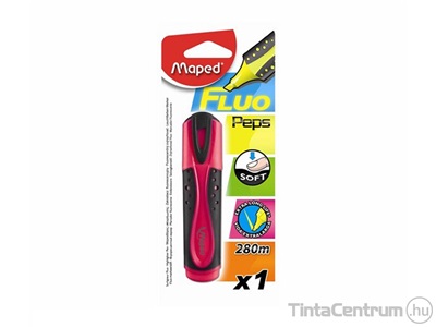 Szövegkiemelő, 1-5mm, MAPED "Fluo Peps Classic", rózsaszín