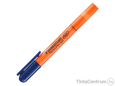 Szövegkiemelő, 3mm, zselés, STAEDTLER "Textsurfer Gel", narancssárga