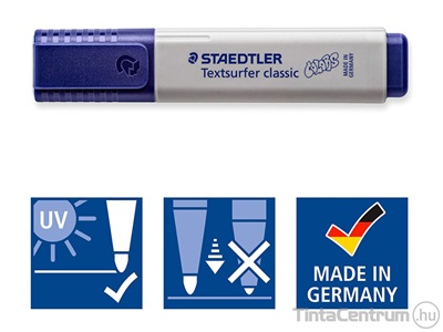 Szövegkiemelő készlet, 1-5mm, STAEDTLER "Textsurfer Classic Pastel", 4 különböző szín