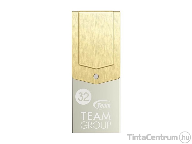 TEAM pendrive, 32GB, USB 3.0, USB C, "M161", arany