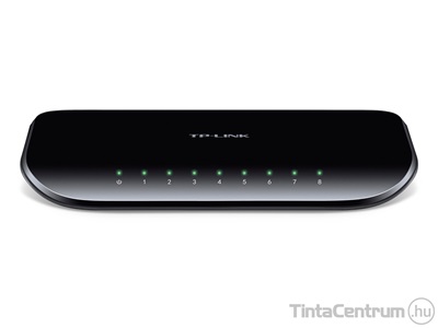 TP-LINK "TL-SG1008D" asztali switch, Gigabit, 8 port