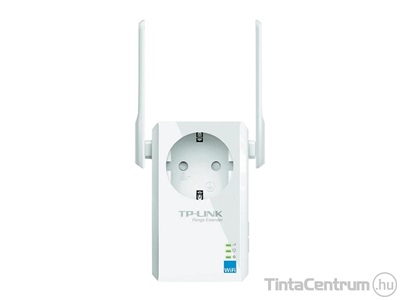 TP-LINK "WA860RE" Wi-Fi jelerősítő, hálózati aljzat, beltéri, 2,4Ghz, 300Mbps