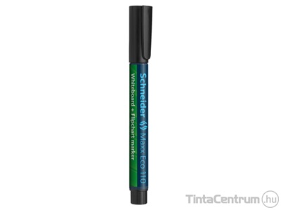 Tábla- és flipchart marker, 1-3mm, kúpos, SCHNEIDER "Maxx Eco 110", fekete