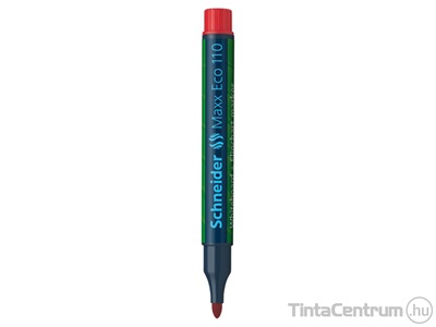 Tábla- és flipchart marker, 1-3mm, kúpos, SCHNEIDER "Maxx Eco 110", piros