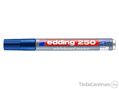 Tábla- és flipchart marker, 1,5-3mm, kúpos, EDDING "250", kék