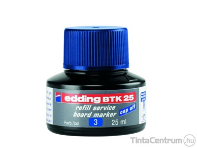 Tábla- és flipchart marker utántöltő, 25ml, EDDING "BTK 25", kék