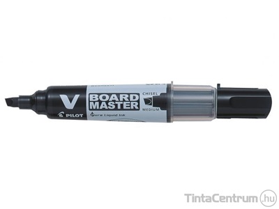 Táblamarker, 2,2-5,2mm, vágott, PILOT "V-Board Master", fekete