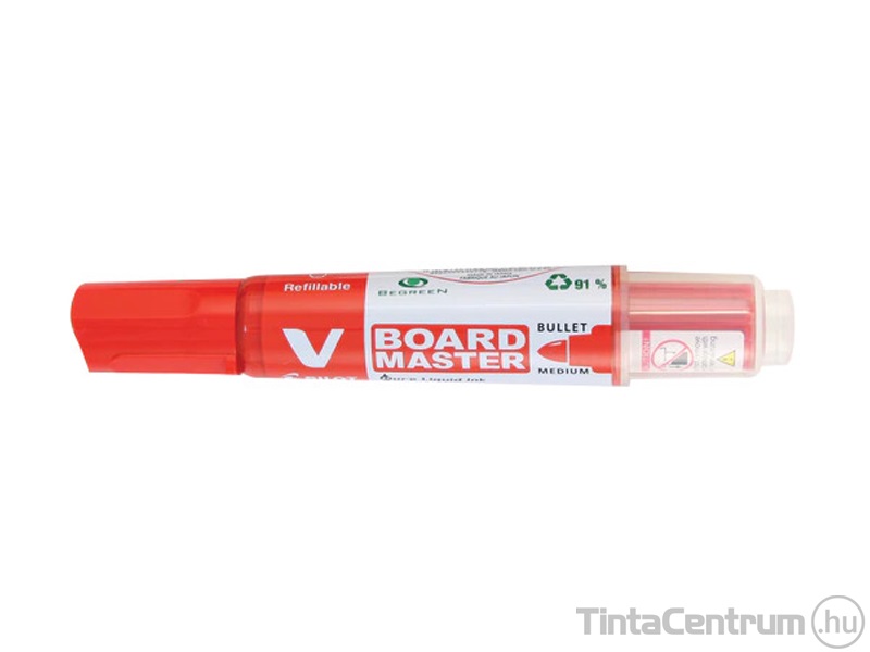 Táblamarker, 2,3mm, kúpos, PILOT "V-Board Master", piros