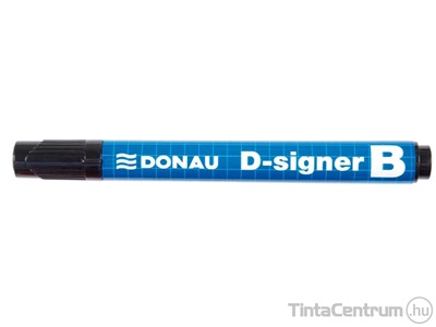 Táblamarker, 2-4mm, kúpos, DONAU "D-signer B", fekete