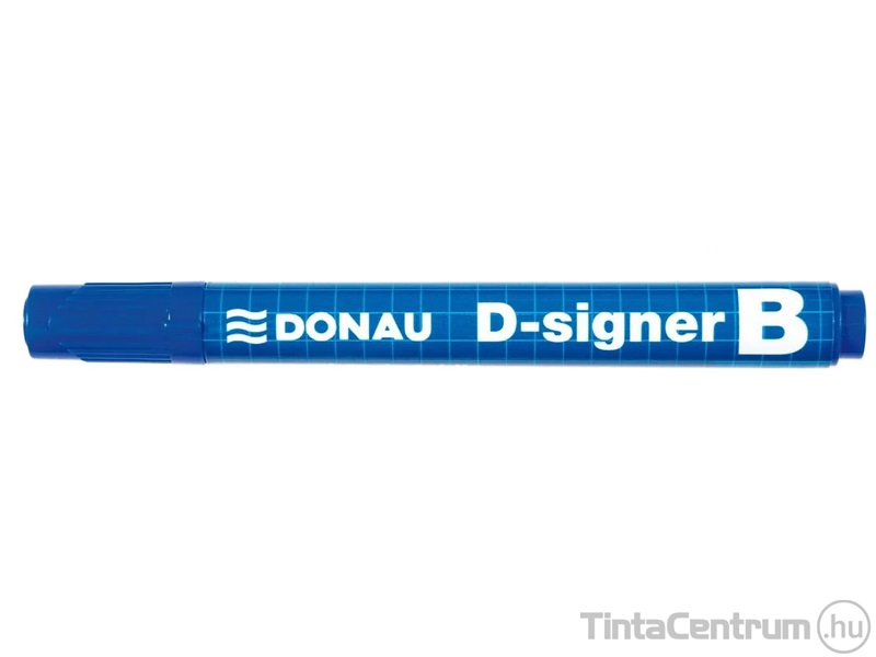 Táblamarker, 2-4mm, kúpos, DONAU "D-signer B", kék