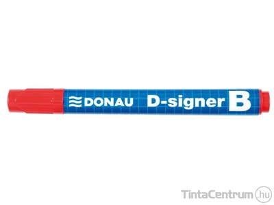 Táblamarker, 2-4mm, kúpos, DONAU "D-signer B", piros