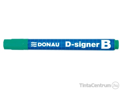 Táblamarker, 2-4mm, kúpos, DONAU "D-signer B", zöld