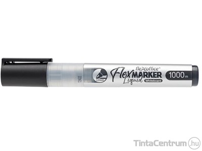 Táblamarker, 2,5mm, kúpos, FLEXOFFICE "WB016", fekete