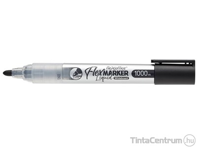 Táblamarker, 2,5mm, kúpos, FLEXOFFICE "WB016", fekete
