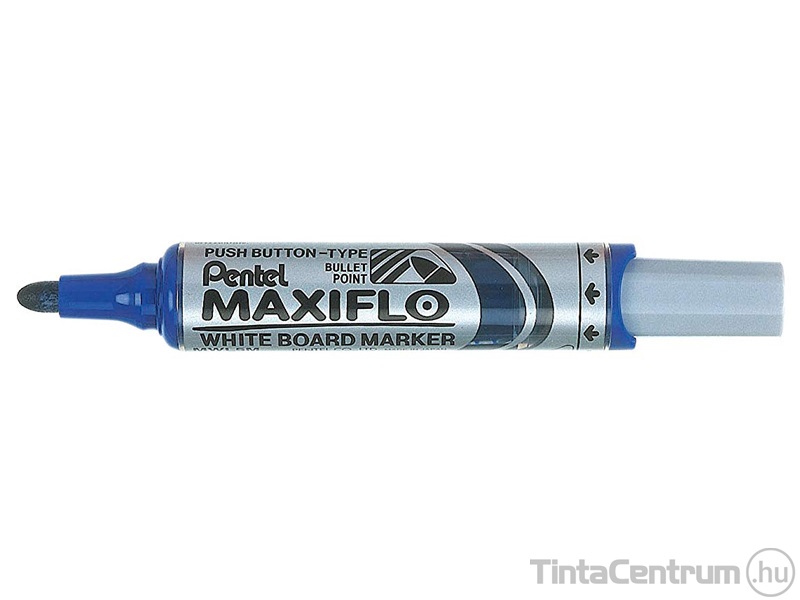 Táblamarker, 2,5mm, kúpos, PENTEL "Maxiflo", kék