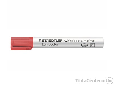Táblamarker, 2-5mm, vágott, STAEDTLER "Lumocolor 351 B", piros