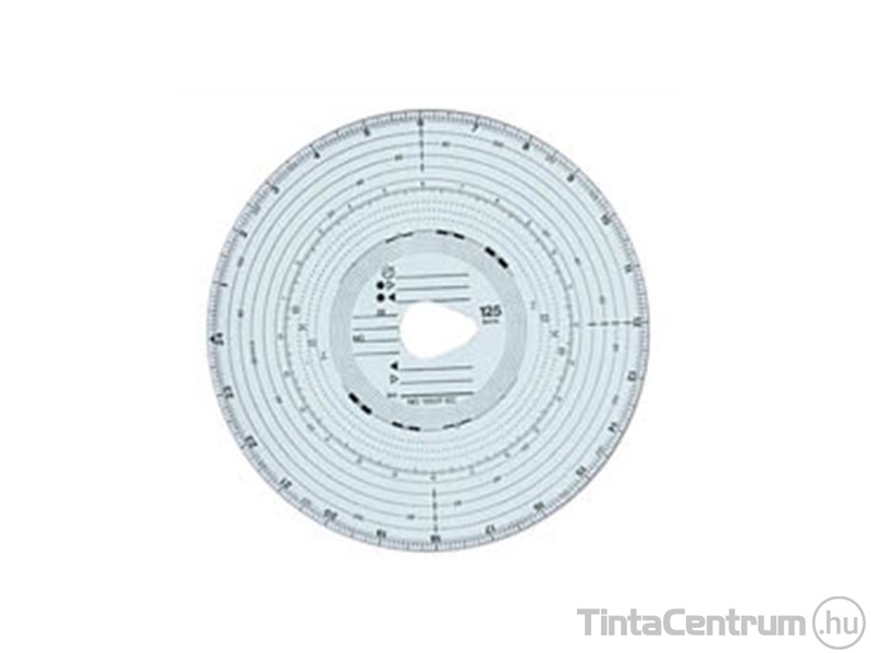 Tachográf korong, 125km/h, MOTOMETER 100db/csomag