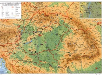 Tanulói munkalap, A4, "Kárpát-medence térképe"