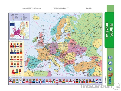 Tanulói munkalap, A4, STIEFEL "Európa domborzata/Az Európai Unió"