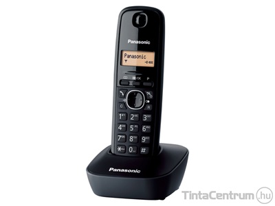 Telefon, vezeték nélküli, PANASONIC "KX-TG1611HGH", szürke