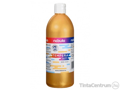 Tempera, 500ml, NEBULO, arany