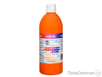 Tempera, 500ml, NEBULO, narancssárga