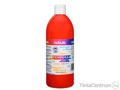 Tempera, 500ml, NEBULO, piros