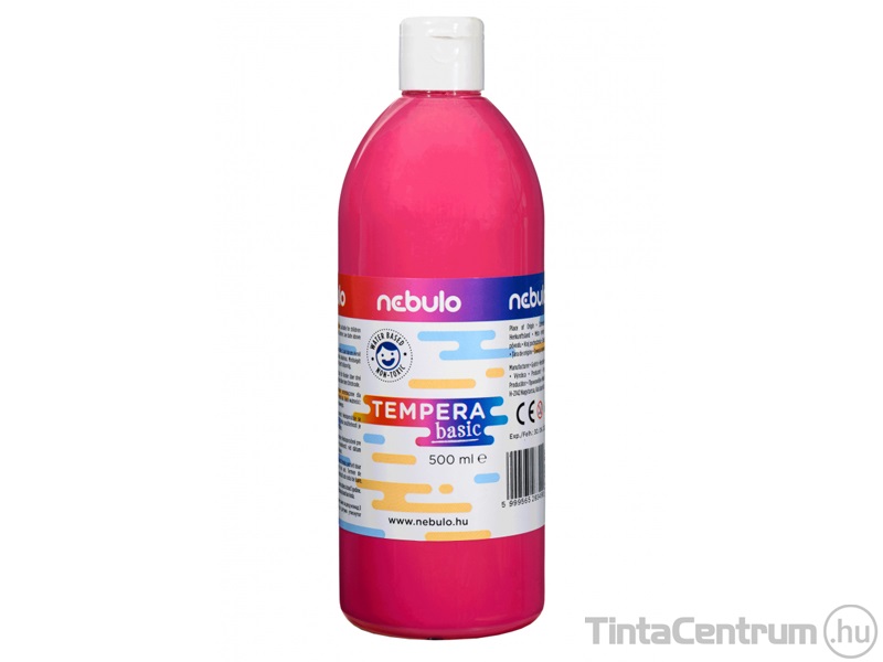 Tempera, 500ml, NEBULO, rózsaszín