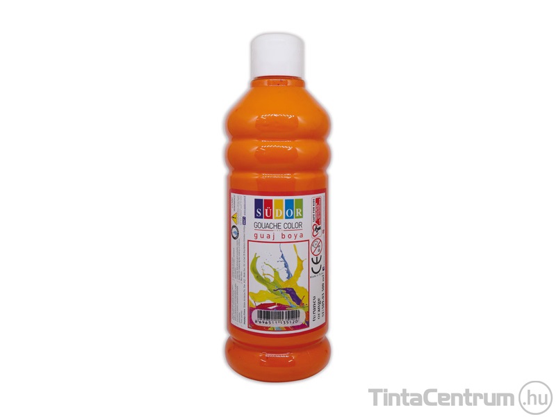 Tempera, 500ml, SÜDOR, narancs