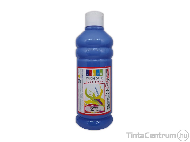 Tempera, 500ml, SÜDOR, világoskék