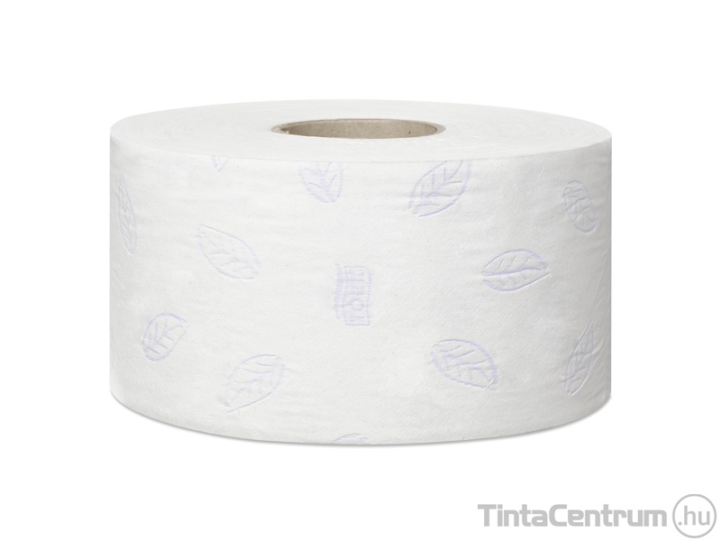 Toalettpapír, 3 rétegű, T2 rendszer, 19cm átmérő, TORK "Premium mini jumbo", extra fehér 12tekercs/csomag