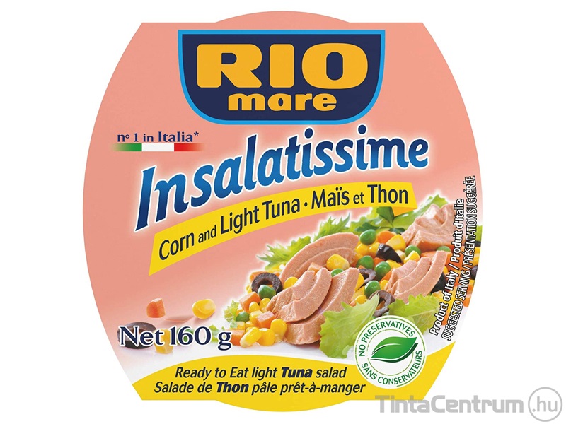 Tonhalsaláta, 160g, RIO MARE "Insalatissime", kukoricával