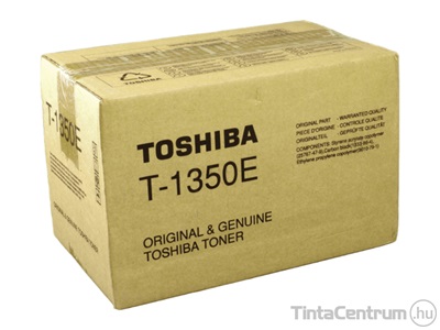 Toshiba T-1350E fekete [4300 oldal] eredeti toner