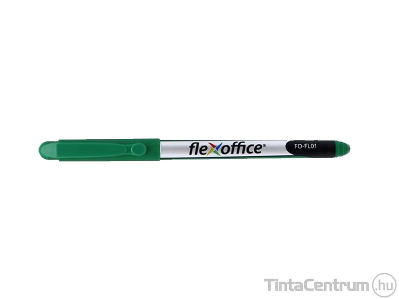 Tűfilc, 0,3mm, FLEXOFFICE "FL01", zöld