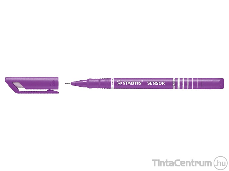 Tűfilc, 0,3mm, STABILO "Sensor", lila